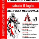 XIII Festa Medioevale -Rievocazione templare - Sabato 8 Luglio 2023, Toleto di Ponzone (AL)