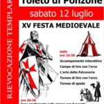 XV Festa Medievale di Toleto – Sabato 12 luglio 2025 con la IV Rievocazione Templare